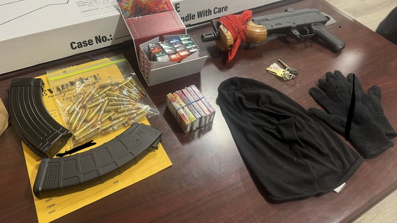 A teen was arrested last week in Portland, Tenn., after police found a ski mask, firearm and...
