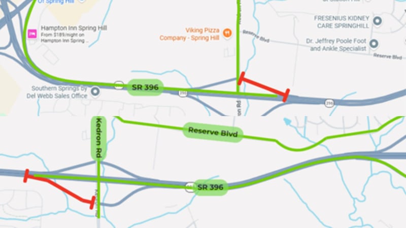 TDOT to close off-ramps in Spring Hill.