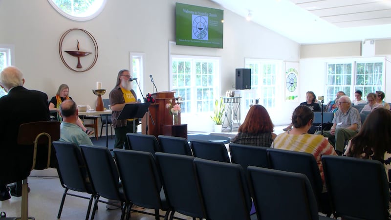 Faith leaders from across the state gathered at the Neshoba Unitarian Universalist Church in...