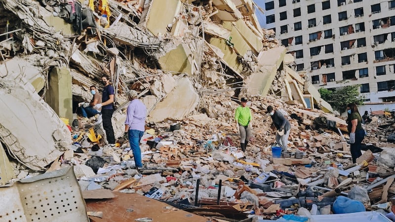 Damage from earthquake that hit Venezuela on June 24.