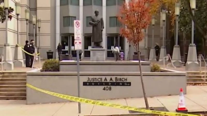 Shooting investigation outside the downtown courthouse in Nashville.