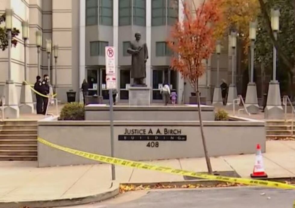 Shooting investigation outside the downtown courthouse in Nashville.