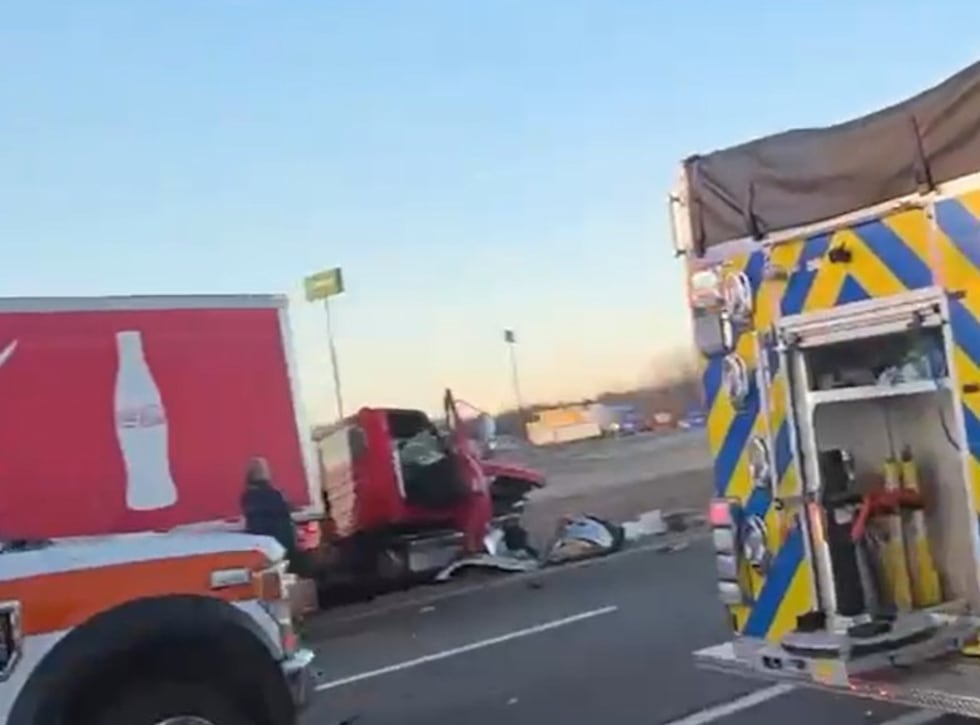 A Coca-Cola truck was involved in a crash on I-40 West in Dickson County early Tuesday morning.