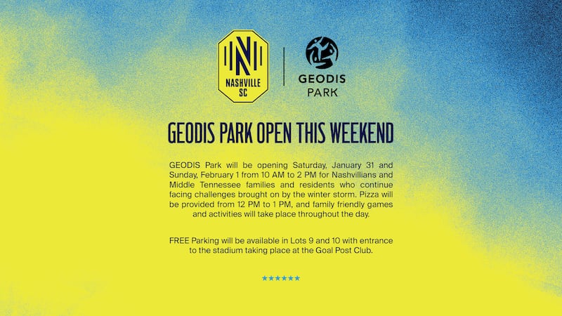 GEODIS PARK abrirá este fin de semana para ofrecer refugio ante las inclemencias del tiempo