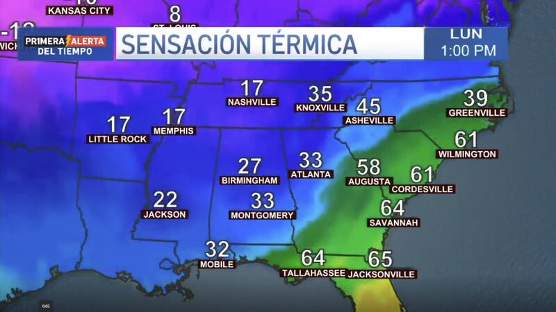 Una baja de temperatura afectará Tennessee este fin de semana
