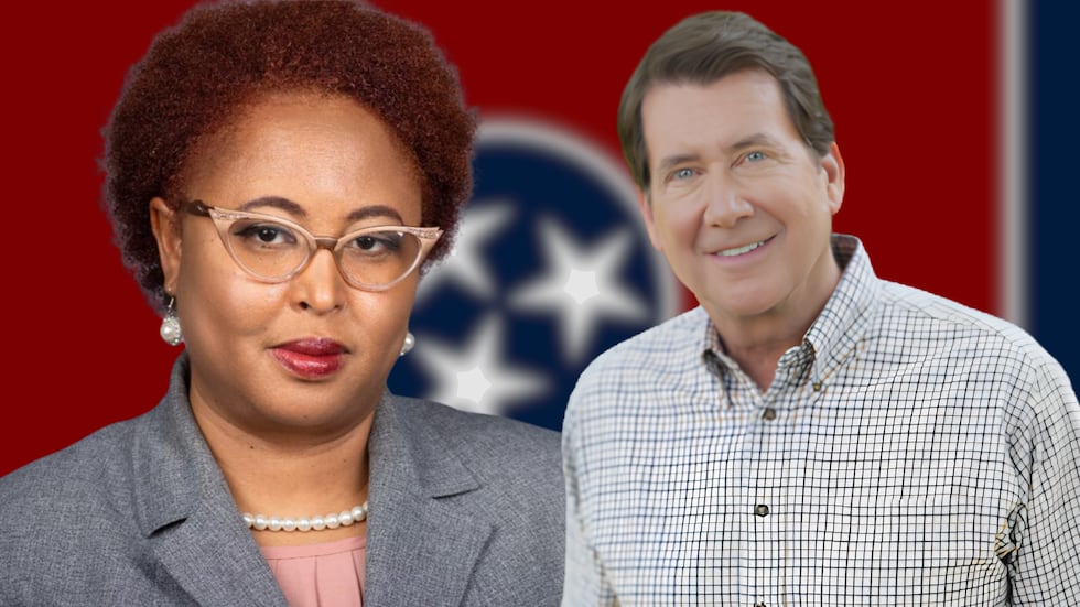 Bill Hagerty and Marquita Bradshaw