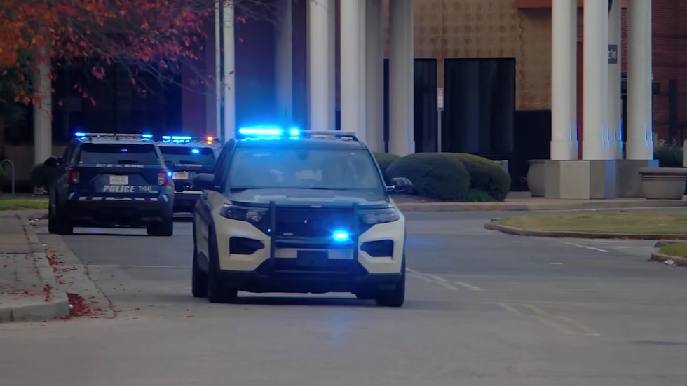 Law enforcement agencies flocked outside Wolfchase Galleria off North Germantown Parkway...