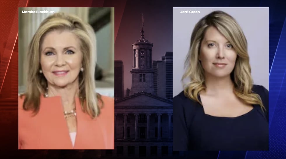 Marsha Blackburn y Jerri Green en busca de la gubernatura de Tennessee.