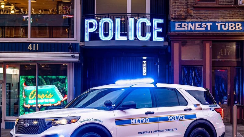 Metro Nashville Police Department's new precinct on Broadway in downtown Nashville.