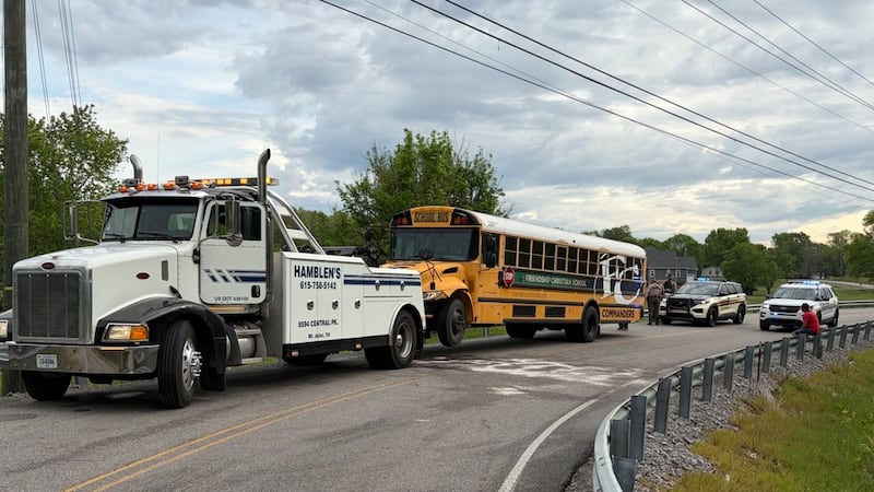 One person was hurt after a school bus and SUV collided early Monday morning in Wilson County,...