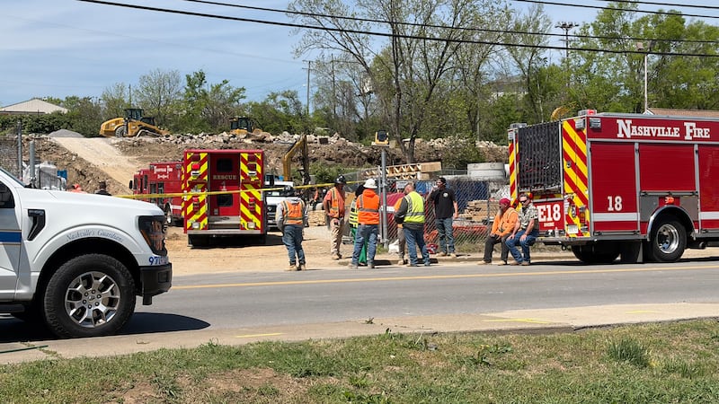 A man died when he rolled his forklift and became trapped on Wednesday morning.