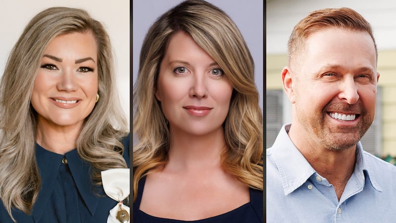 Tennessee gubernatorial candidates Lauren Pinkston (I), Jerri Green (D) and David Hatley (I)