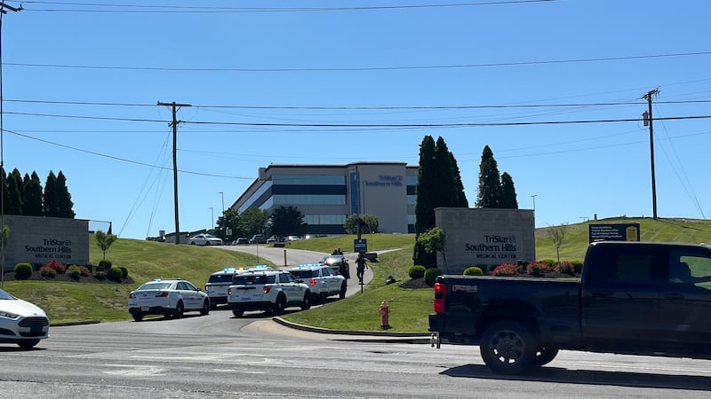 A shooting victim showed up at TriStar Southern Hills Medical Center in Nashville.