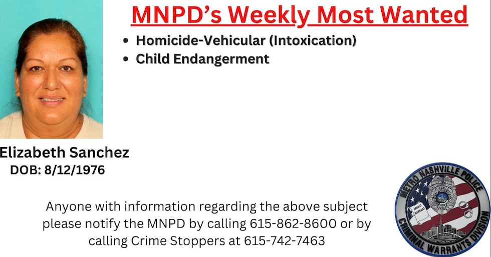 ELIZABETH SANCHEZ, DE 49 AÑOS ACUSADA DE HOMICIDIO VEHICULAR POR LA MUERTE DE SU HIJO. (MNPD)