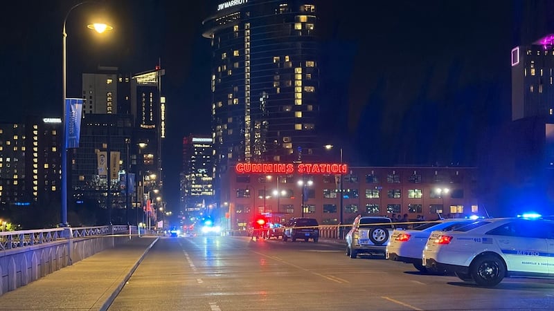 Multiple injured after pedal tavern struck by vehicle in downtown Nashville