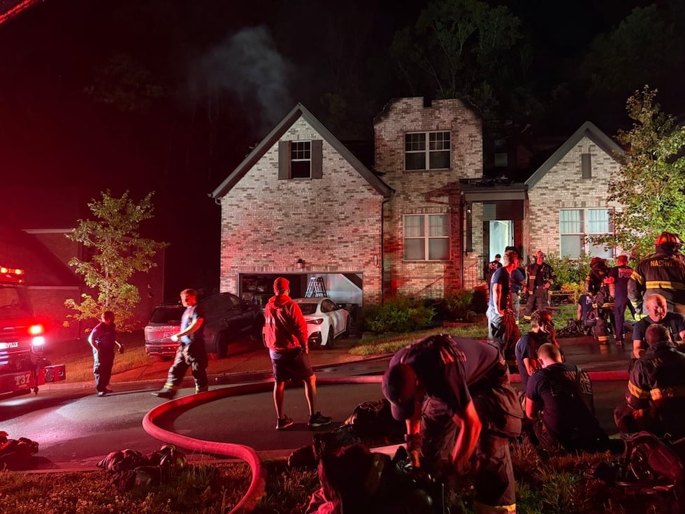 A Bellevue family is without a home after their went up in flames overnight.