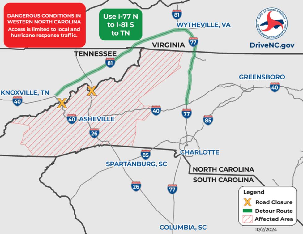 NCDOT MAP