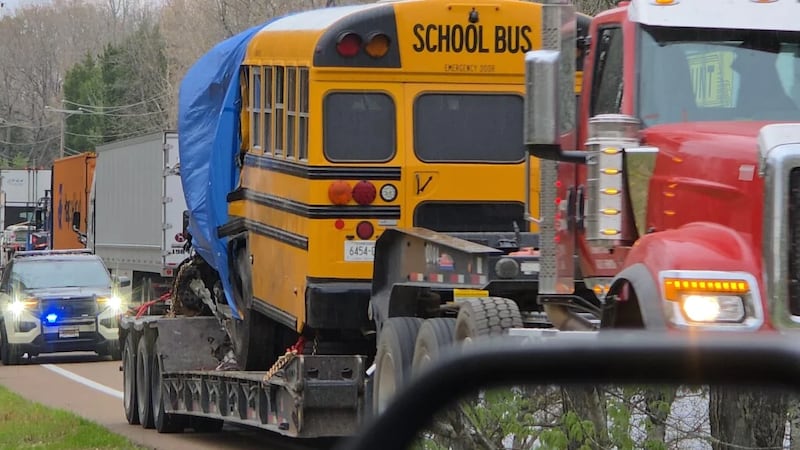 Two students died in Carroll County, TN when their school bus crashed en route to a field trip.