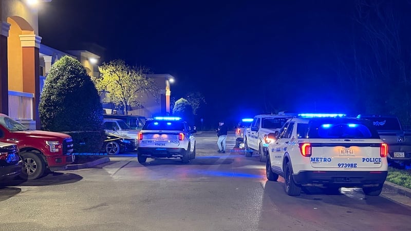 A man was fatally shot at a hotel near BNA on Tuesday night.