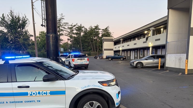 A man was found shot in the leg at an apartment complex on Wallace Road in Nashville.