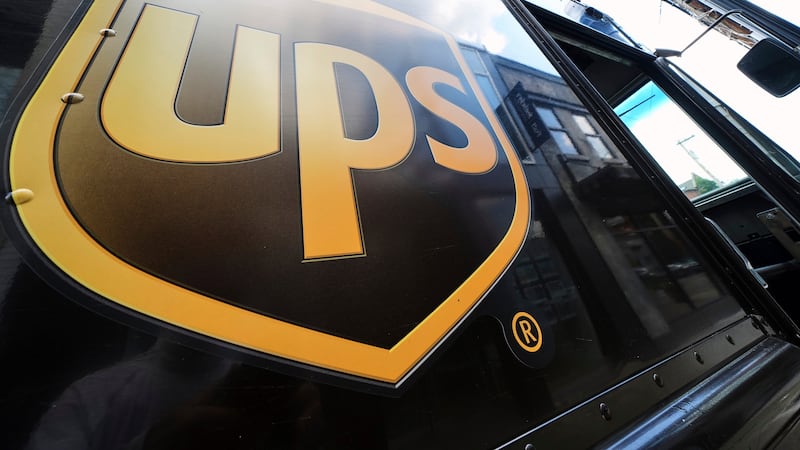 FILE - A United Parcel Service truck makes deliveries in Pittsburgh on June 25, 2025.