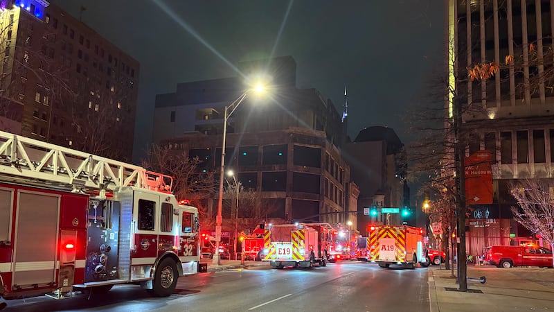 Calles cerradas en el centro de Nashville por la llegada de cuerpos de emergencia
