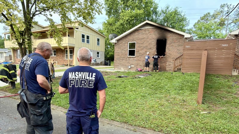 A house fire in the Bellevue area of Nashville left a family without a home.