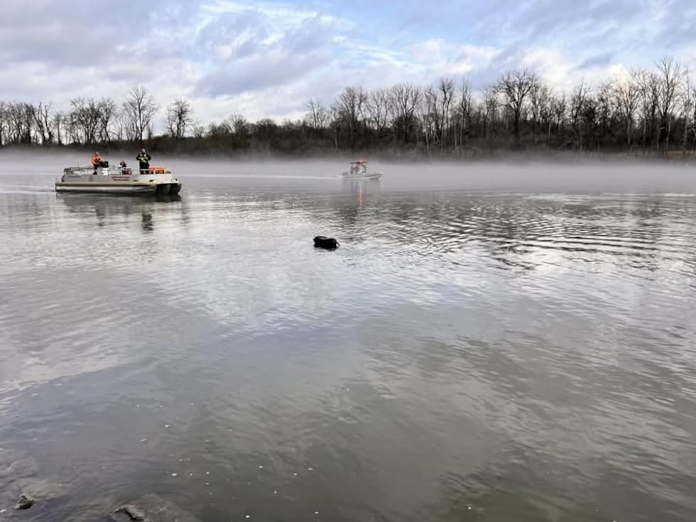 Crews are out on the Cumberland River Friday morning after a vehicle crashed into the water in...