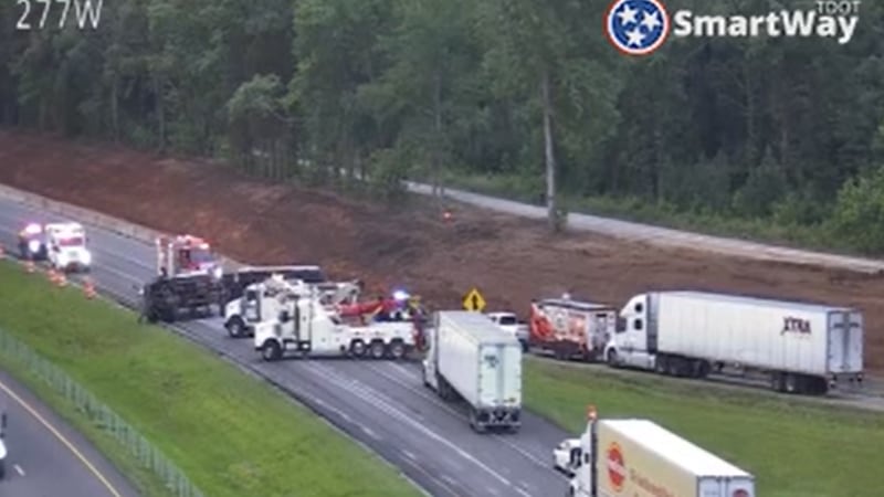 The Tennessee Department of Transportation reports that the wreck happened at about 5:20 a.m....