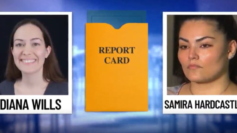 Former teacher Diana Wills (left) and Samira Hardcaste (right) both allege they were...