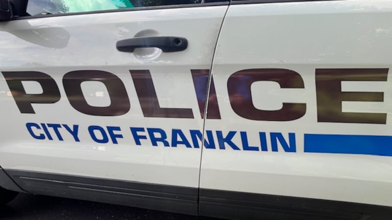Franklin Police Department patrol car.