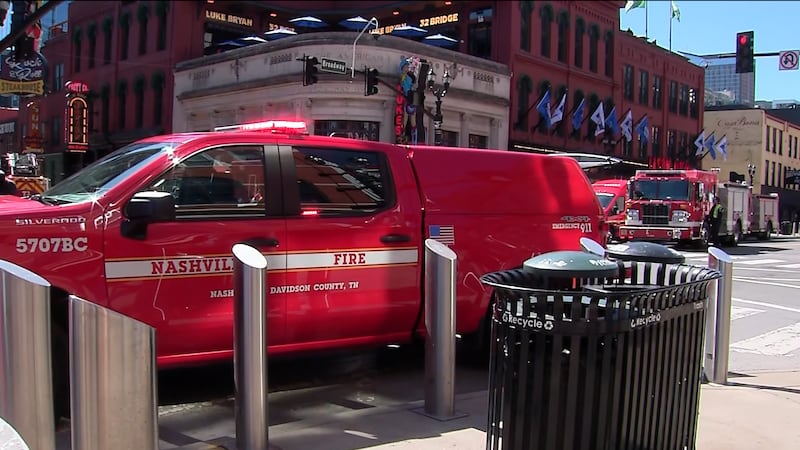 Crews with the Nashville Fire Department responded to Kid Rock’s bar on Tuesday morning.