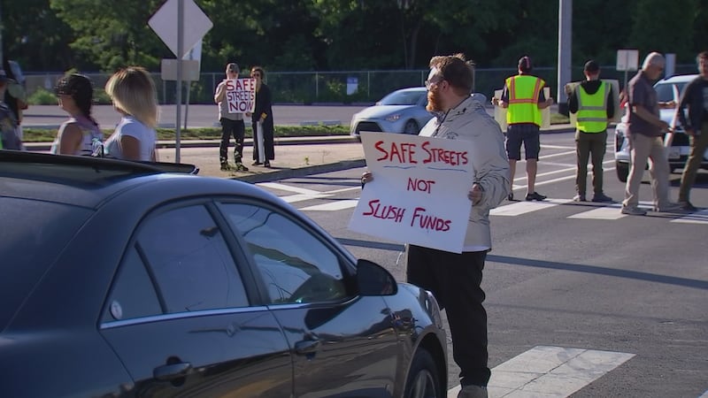 Pedestrian advocates blocked traffic in Germantown Monday night to demand the city of...