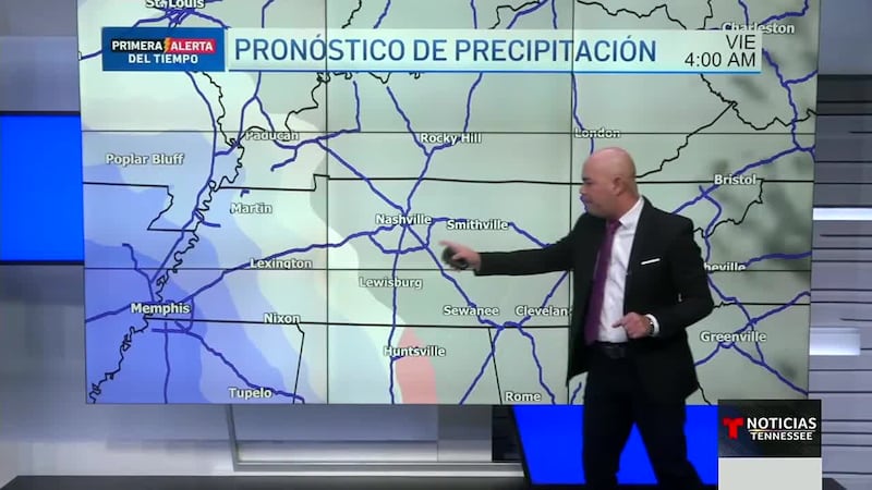 Nuestro meteorólogo Javier Castro nos trae una actualización sobre la tormenta para Tennessee