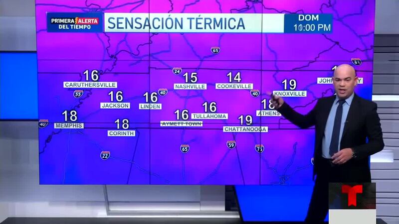 Nuestro meteorólogo Javier Castro nos explica el frío polar que está por llegar a Tennessee