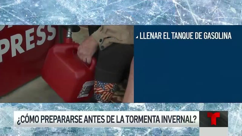 ¿Cómo preparse antes de la tormenta invernal?