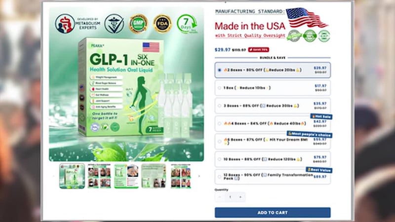 Alertan de sitios de internet en el que publicitan medicinas GLP-1 para bajar de peso...