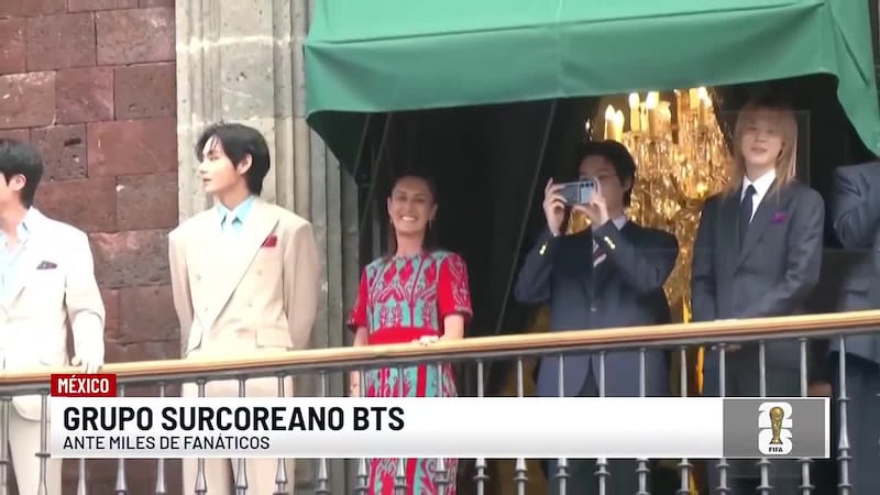 Presentación de BTS llena el zócalo de la CDMX previo a su concierto