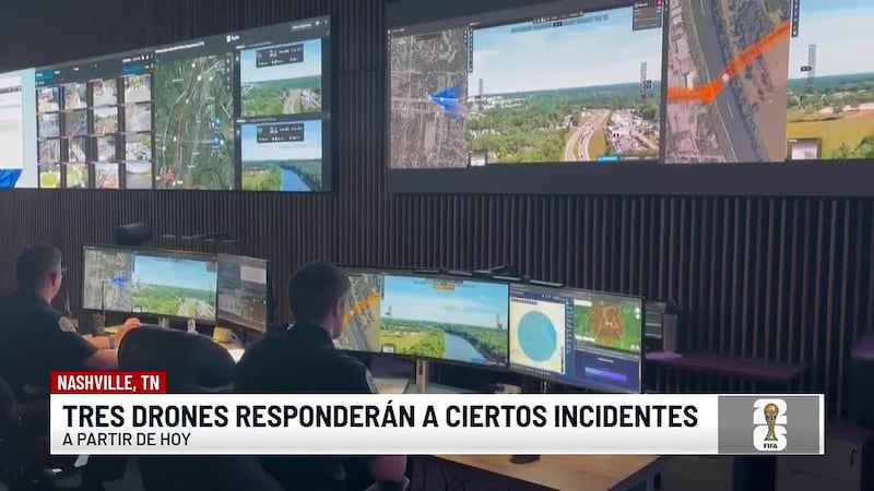 Inician operación de drones de la policía de Nashville para ciertos incidentes de emergencia