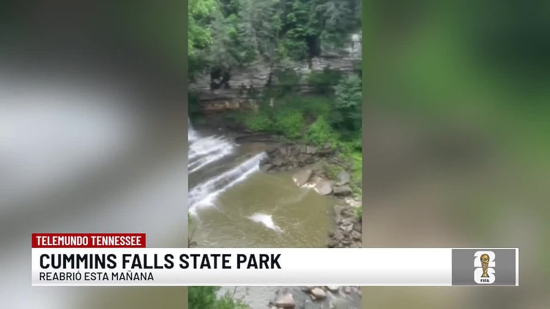 Reabren Cummins Fall State Park tras fuertes lluvias
