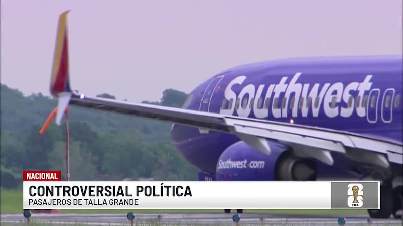 Southwest da reversa a su política de asiento extra para los pasajeros de talla grande