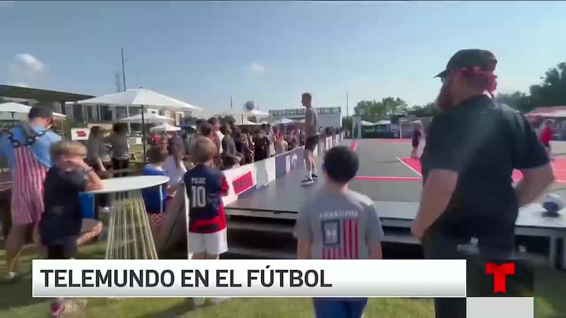 Telemundo Nashville compartió una tarde llena de fútbol con aficionado