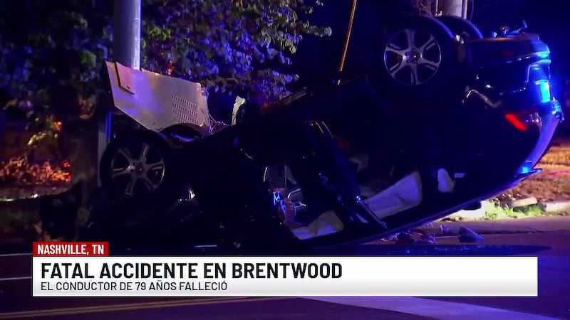 Hombre muere tras accidente sobre Old Hickory Blvd