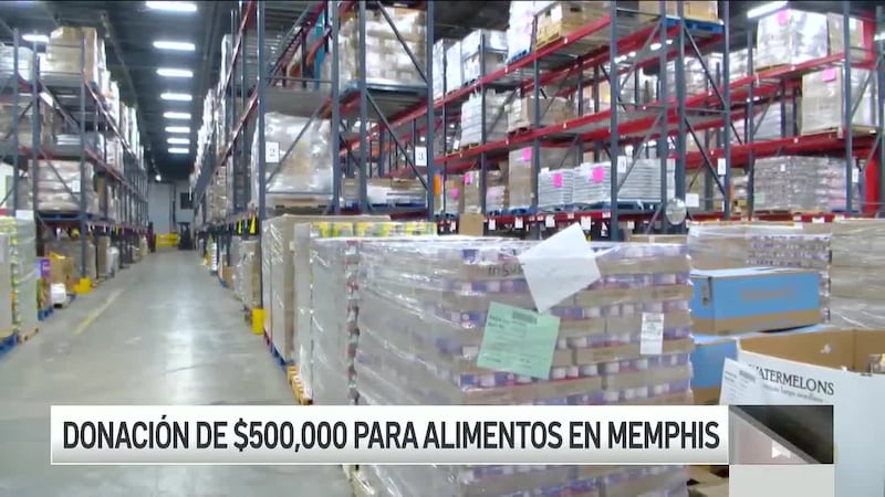 Autoridades en Memphis anuncian donativo para alimentos y así ayudar a la comunidad durante el...