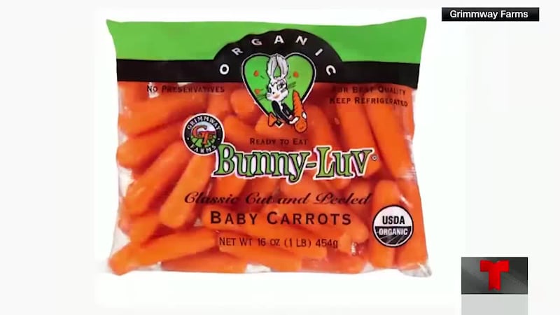 Detectan E.Coli en zanahorias orgánicas de diferentes tamaños y la cuales están empaquetadas