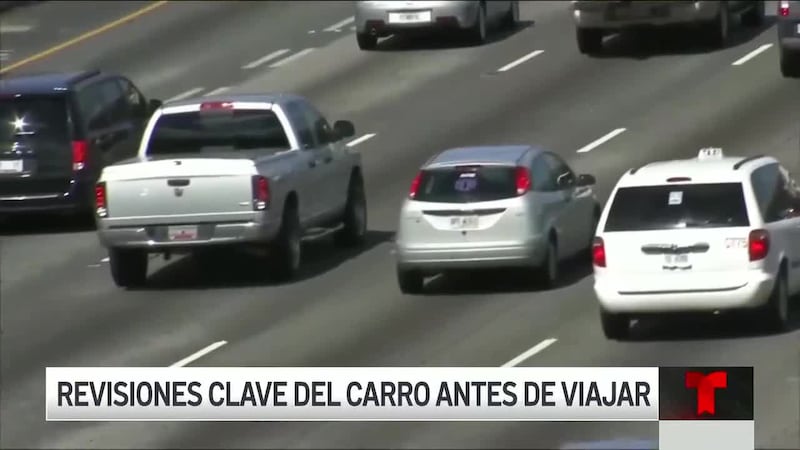 Lo que debe revisar de su auto antes de viajar